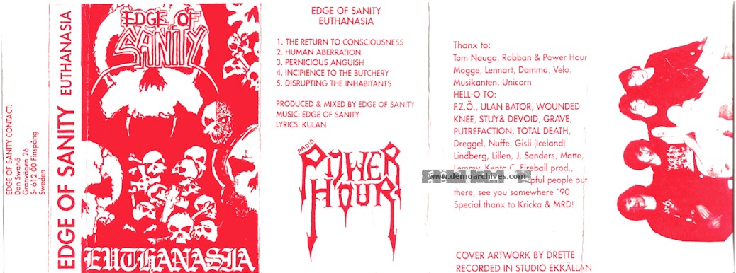 CASSANDRA  ｢EDGE OF SANITY｣  デモテープ CASSANDRA,デモテープ,~EDGE OF SANITY~